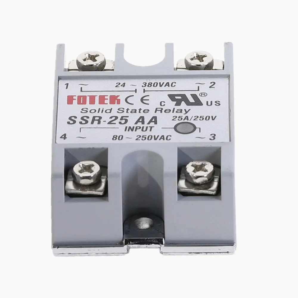 1 шт. SSR 25AA 25A твердотельный релейный модуль 80 250V AC вход 24 380VAC|solid state relay|state relay modulestate
