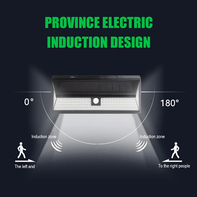 118 светодиодный светильник на солнечной батарее с датчиком движения Уличный