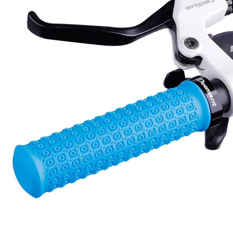 New TPR Bicycle Grips With Special Texture Pattern No sticky to Hand Firm and Comfortable Gripping Multi Color Options |