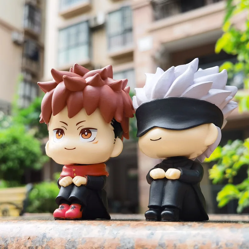 

10cm Anime Figurine Jujutsu Kaisen Figure Toys Yuji Itadori Gojou Satoru Figure PVC Action Figure Jujutsu Kaisen Figurine Model