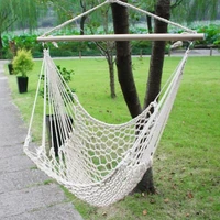 nordic style round hammock outdoor indoor dormitory bedroom hanging chair for child adult swinging single hammock without sticks