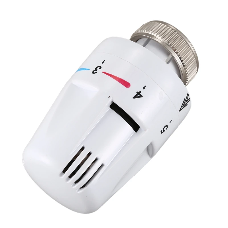 

Brass Thermostatic Radiator Valve Straight Type Automatic Temperature Control Valve Floor Heating