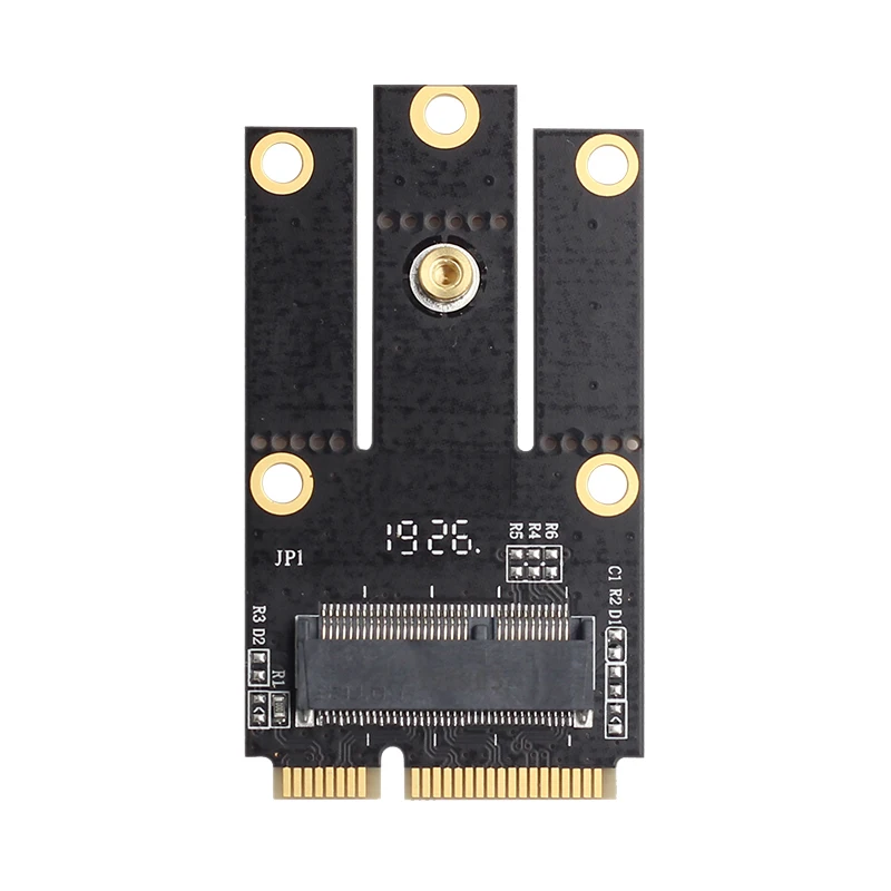 

Новый M.2 NGFF на мини-разъем pci-е (PCIe + USB) Адаптер для M.2 Wi-Fi Bluetooth плата Wireless Wlan Card AX200 9260 8265 8260 для ноутбука