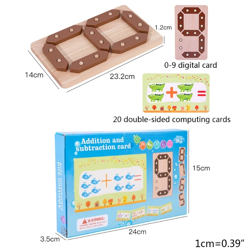 

2021 New A Set of Wooden Multifunctional Digital Learning Assembly Toys for Children over 3 Years of Age Early Education