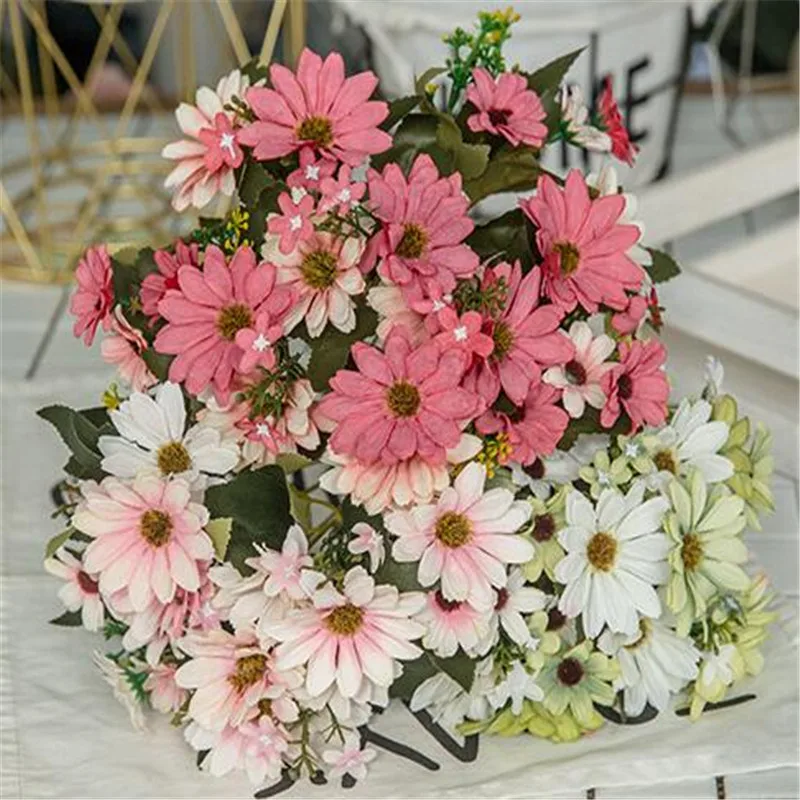 Большой искусственный подсолнух Шелковый цветок для свадьбы повторное