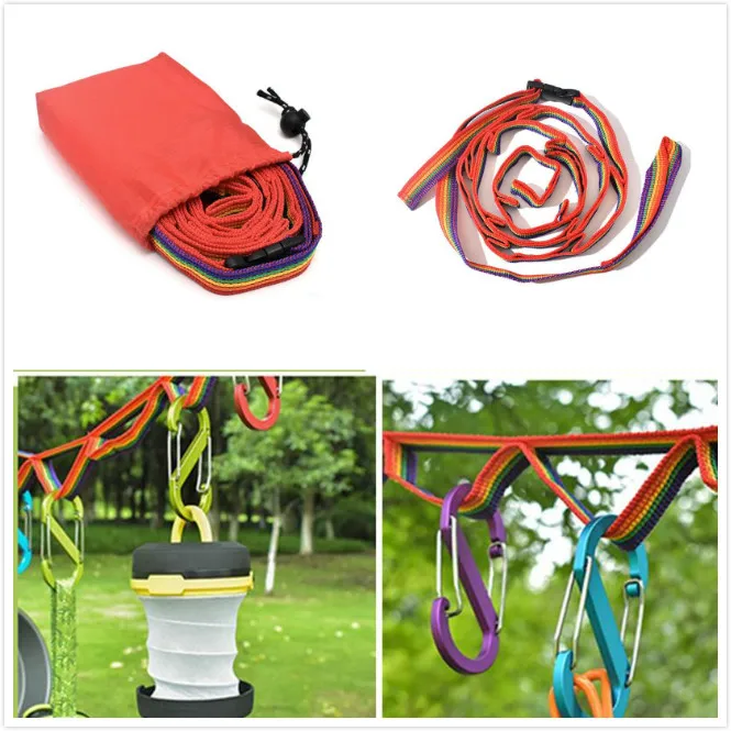 

1PCS Multipurpose Colorful Lanyard Rope Cord For Outdoor Hiking Camping A2X8 Accessories 170-180CM V2J1