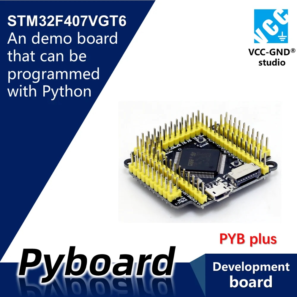Pyboard V1.1 PYB plus V11 MicroPython STM32F407VGT6 демо плата основная кожа питона|Демонстрационные