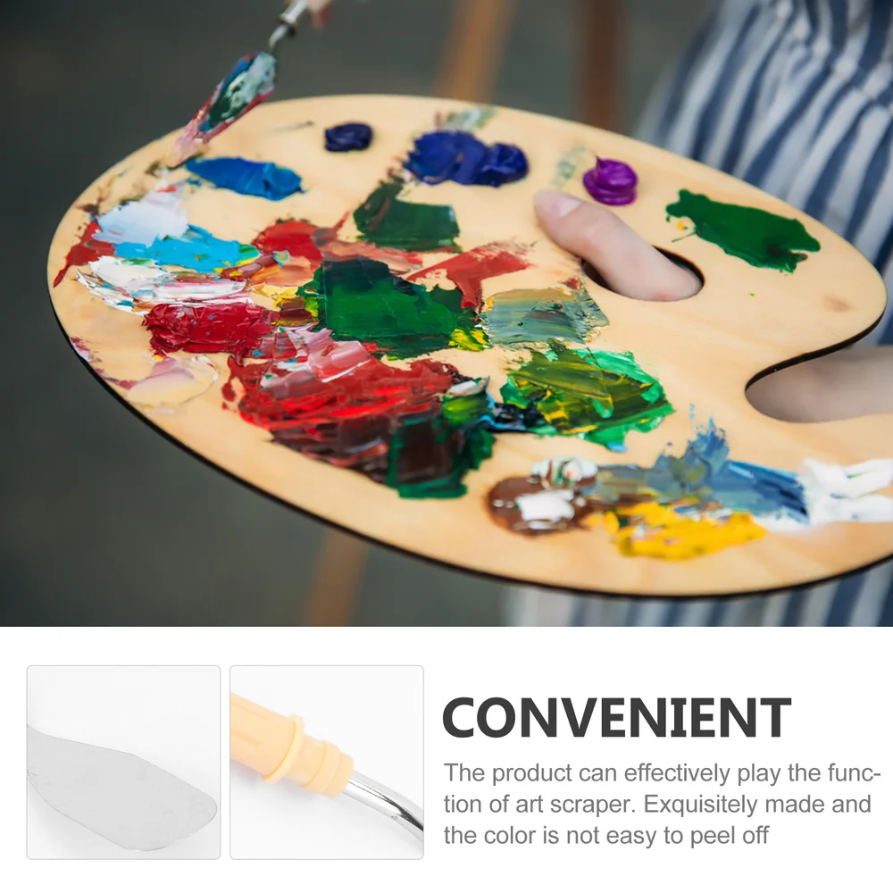 

5 Pcs Oil Painting Spatula Practical Palettes Spatula Color Mixing Tool
