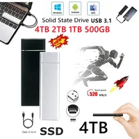 4tb external ssd 1tb 2tb 500gb mobile solid state hard drive usb 3 1 external