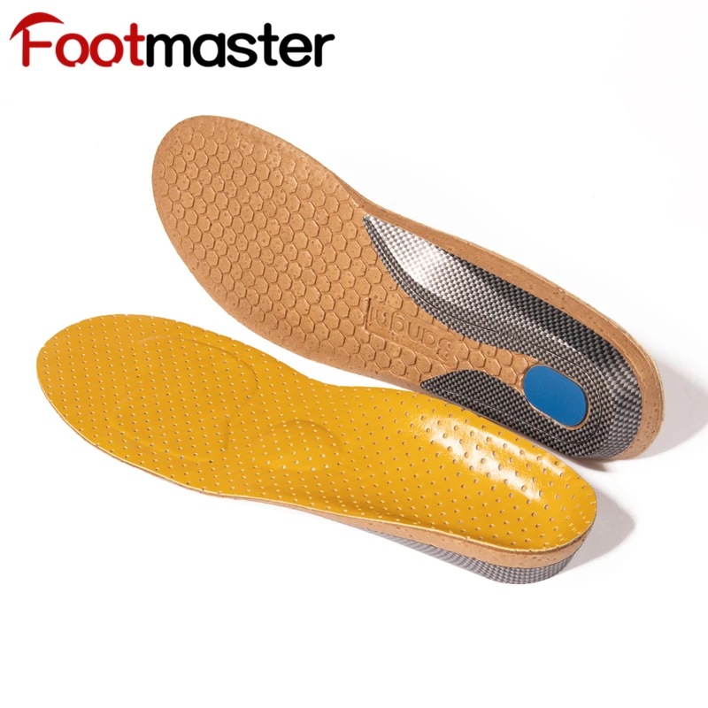 FootMaster дышащая ортопедическая стелька из коровьей кожи для облегчения