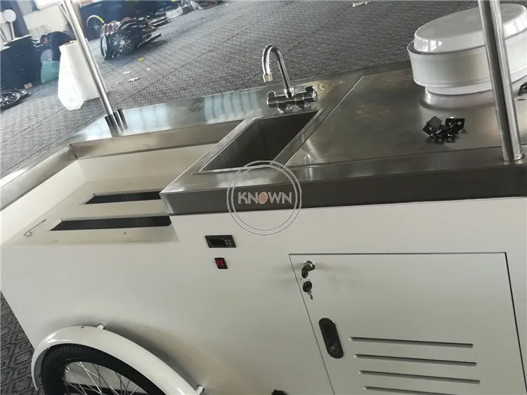 Новый стиль hotdog фургон для фаст фургона ручной велосипед киоск трехколесная