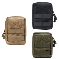 tactical molle system medical pouch 1000d utility edc tool accessory waist pack phone case airsoft hunting pouch