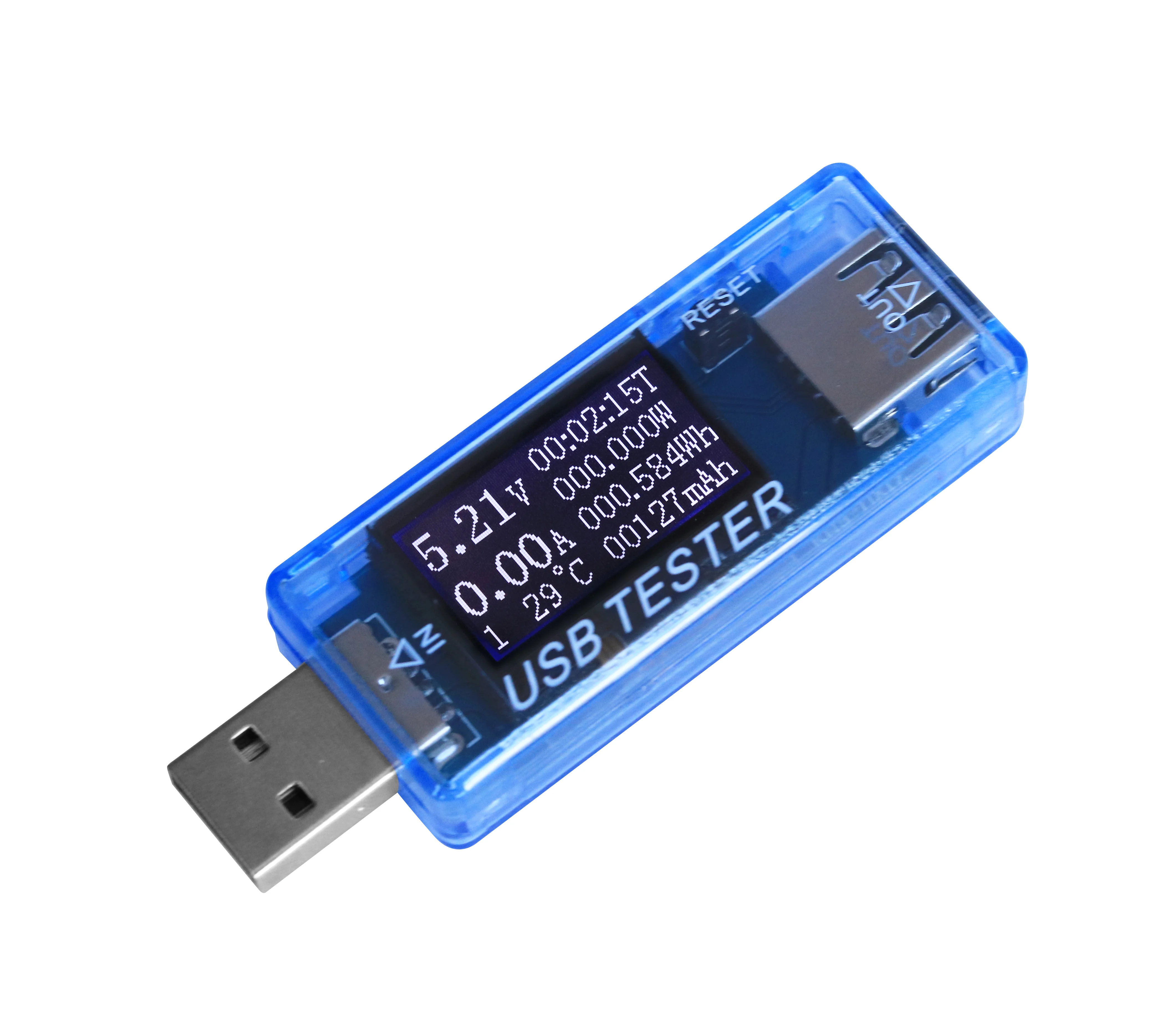 USB Вольтметр Амперметр 8 в 1 QC2.0 QC3.0 4-30 измеритель емкости электропитания