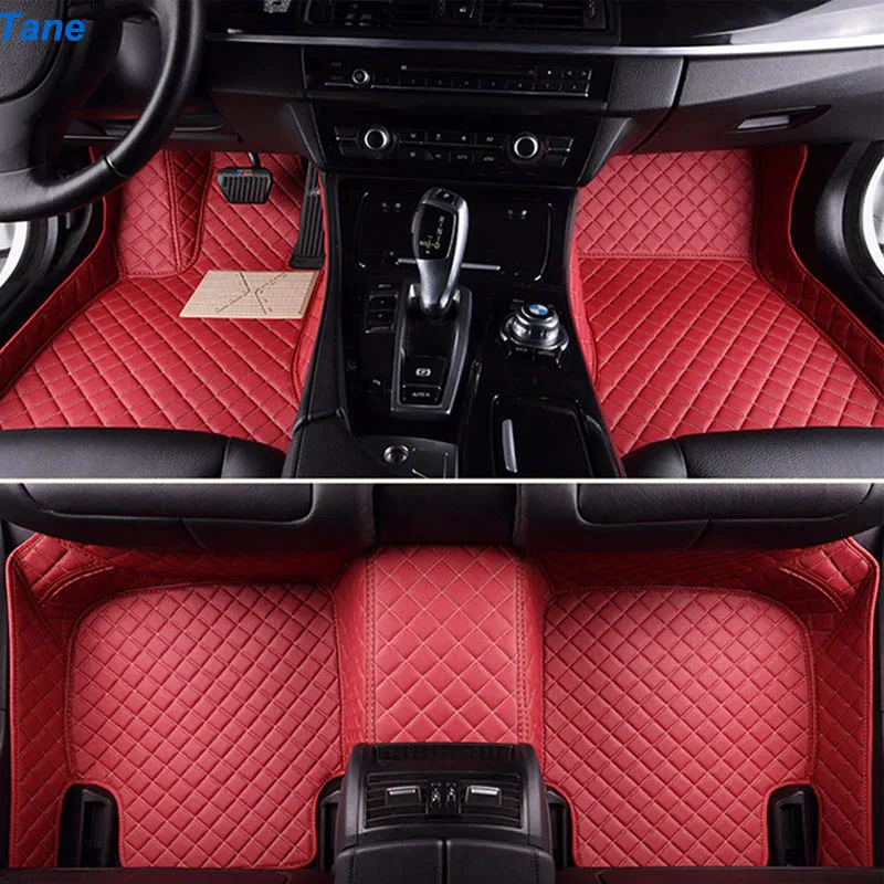 COLOR 1 Tane кожаные автомобильные коврики для mercedes w245 w169 ml w163 w164 w246 slk r171 cls w219 w212 w245 cla gla аксессуары ковер - Название цвета: COLOR 1