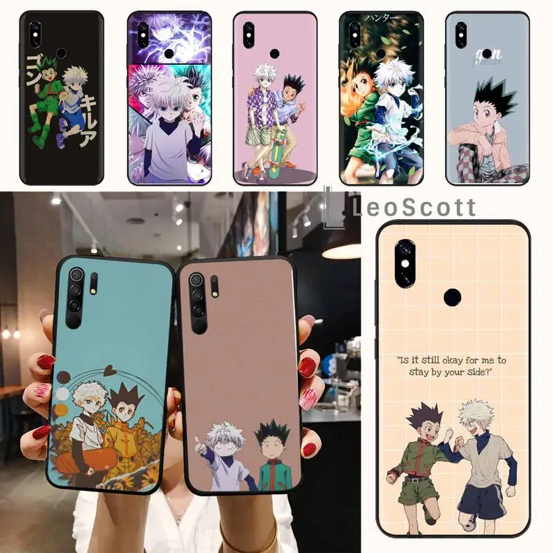 

HUNTER x HUNTER Gon Killua Phone Case For Xiaomi Redmi note 7 8 9 t max3 s 10 pro lite funda shell coque cover