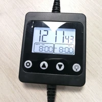 2021 new aquarium led light controller dimmer modulator with lcd display for fish tank intelligent timing dimming system