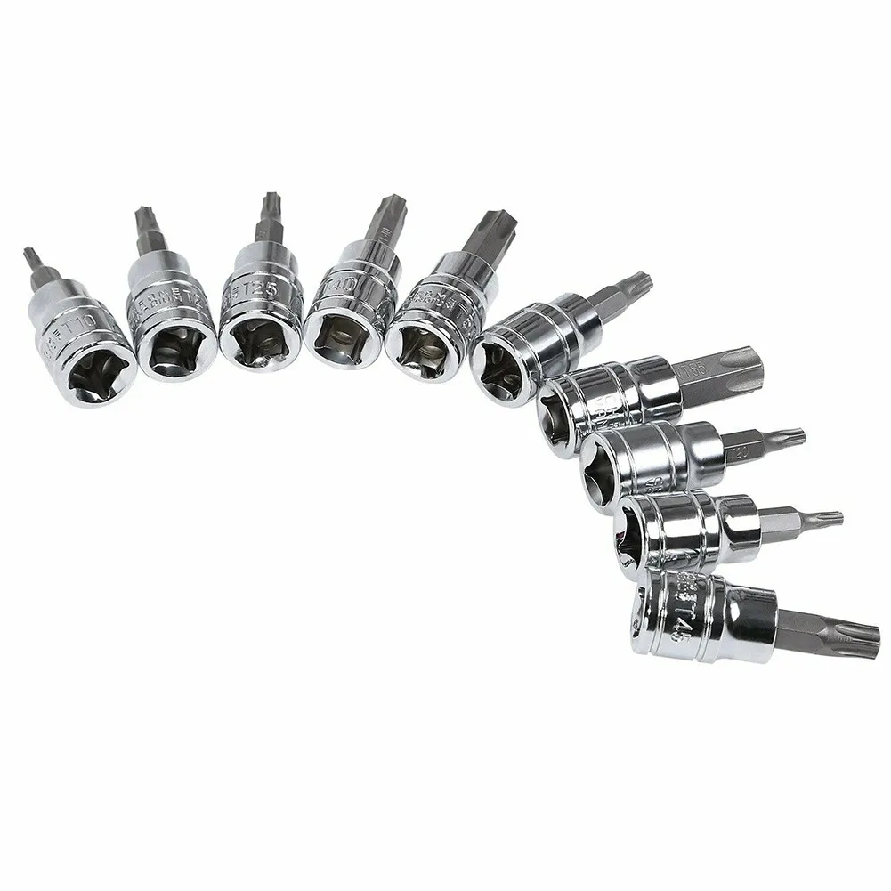 

High Quality Drill Socket Portable Pressure Batch Set T10-T55 Bit Socket