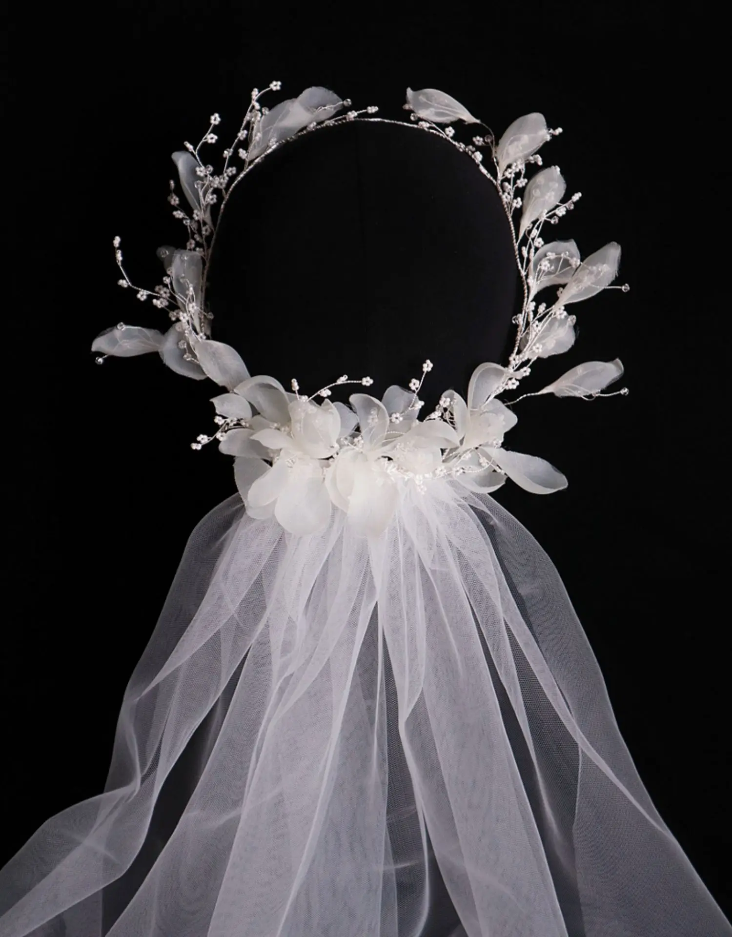 

Gy series net red photo garland veil bride wedding dress accessories photo studio location photo and makeup headwer