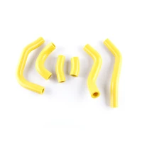 yellow for honda crf 450r 2013 2014 high performance silicone motorcycle radiator hose 6pcs