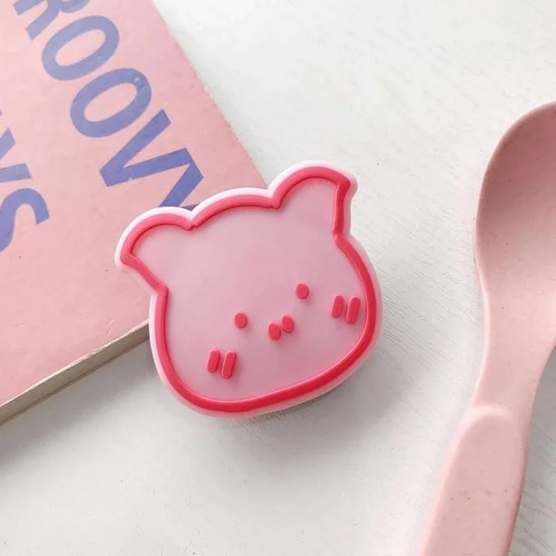 

Universal mobile phone bracket Cute 3D airbag Phone Expanding Stand Finger Holder Mobile Accessories love holder for phone clip