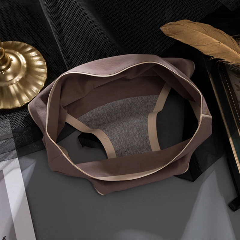 30 Pieces A Pack Women Cotton Briefs Girl Seamless Underwear Bronzing Handmade Panties  Comfortable Breathable Elasticity Panty