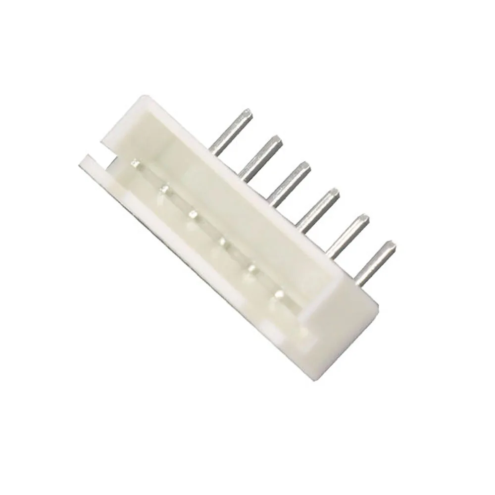 XH2.54-6P 6-контактный изогнутый Φ 2 54 мм разъемы штекер и гнездо + клеммы - купить по