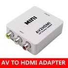 Переходник AVRCA CVBS в HDMI, 1080P, видео MINI AV2HDMI, конвертер для HDTV, проектора, телеприставки, DVD