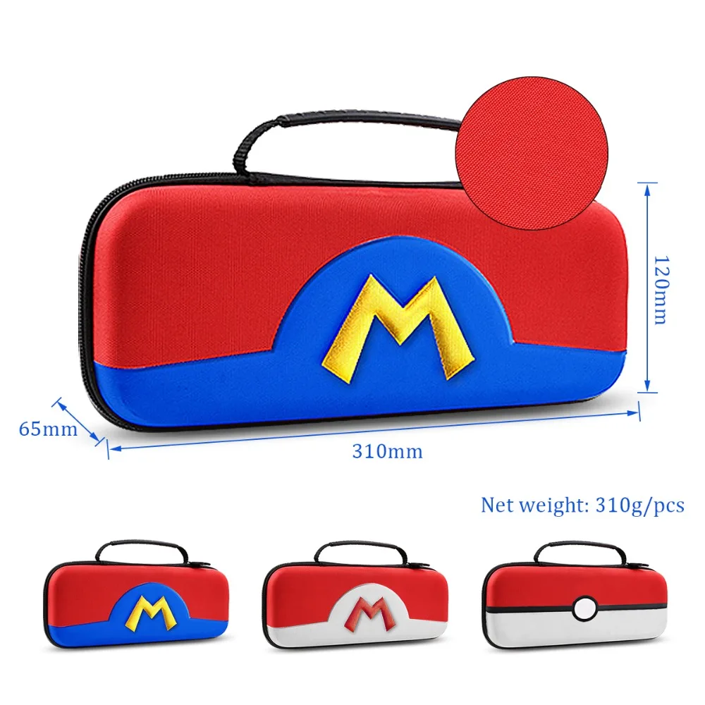 Портативная сумка для хранения Pokeballs Marios EVA чехол Nintendo Switch NS защитный консоли