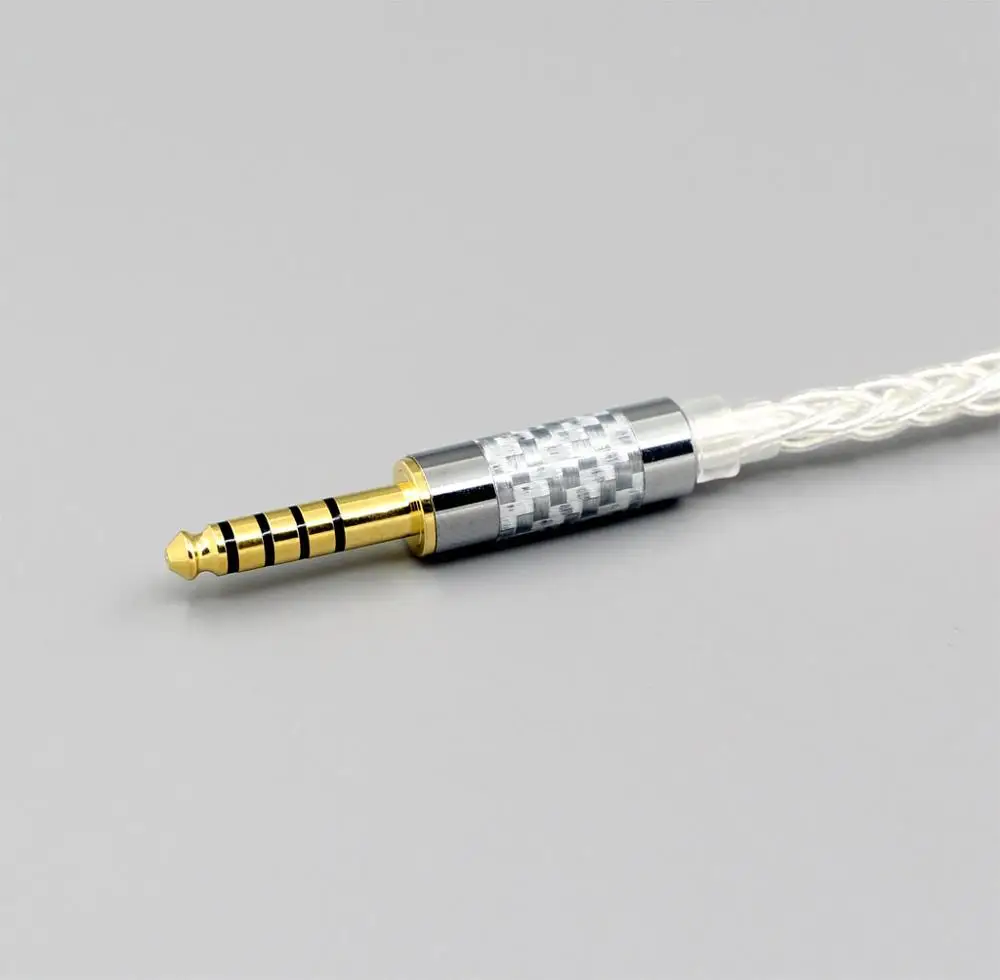4.4mm 5pole 1.2M 99% чистого серебра 8 ядро 2,5 мм 4,4 мм 3,5 мм XLR наушники кабель для Audeze LCD-3 LCD3 LCD-2 LCD-X LCD-XC LN006452 - Цвет: 4.4mm 5pole 1.2M