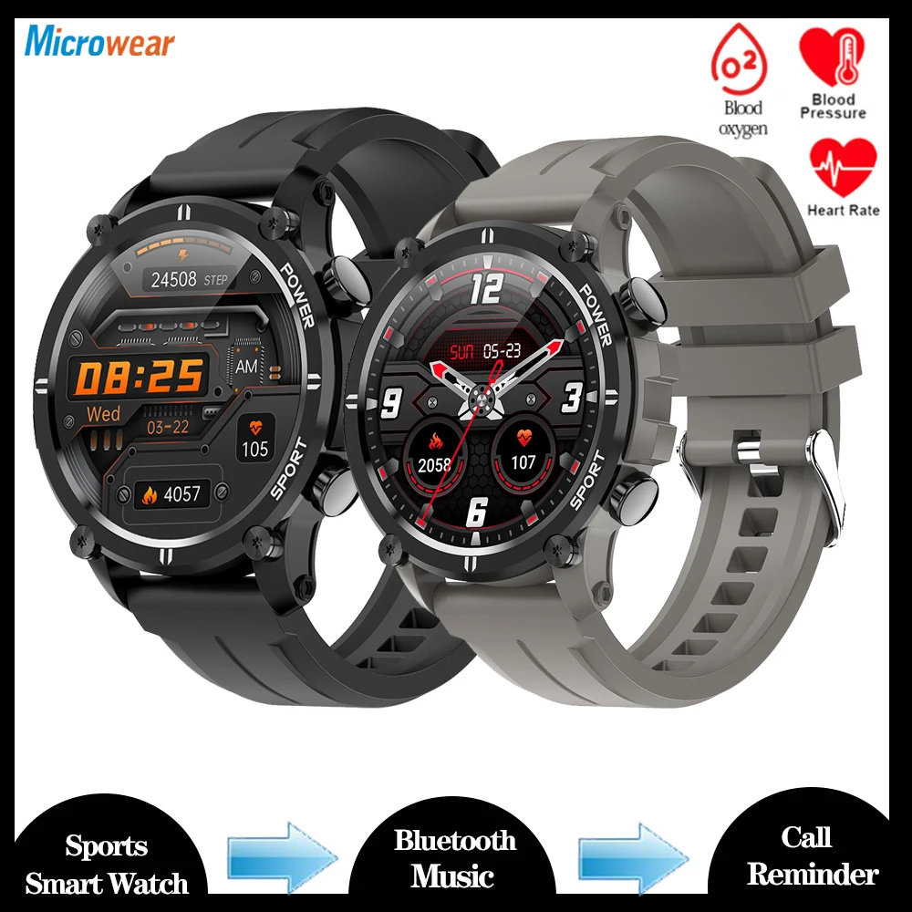 

Смарт-часы мужские сенсорные с пульсометром, тонометром и оксиметром