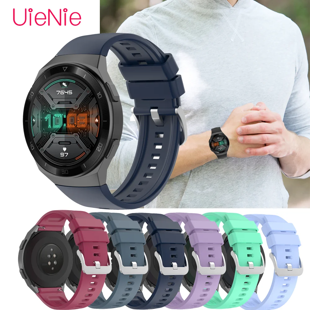 

Silicone Strap For Huawei Watch GT 2e Watch Wrist Band For Huawei gt2e accessories Bracelet correa Sport Watchband original belt