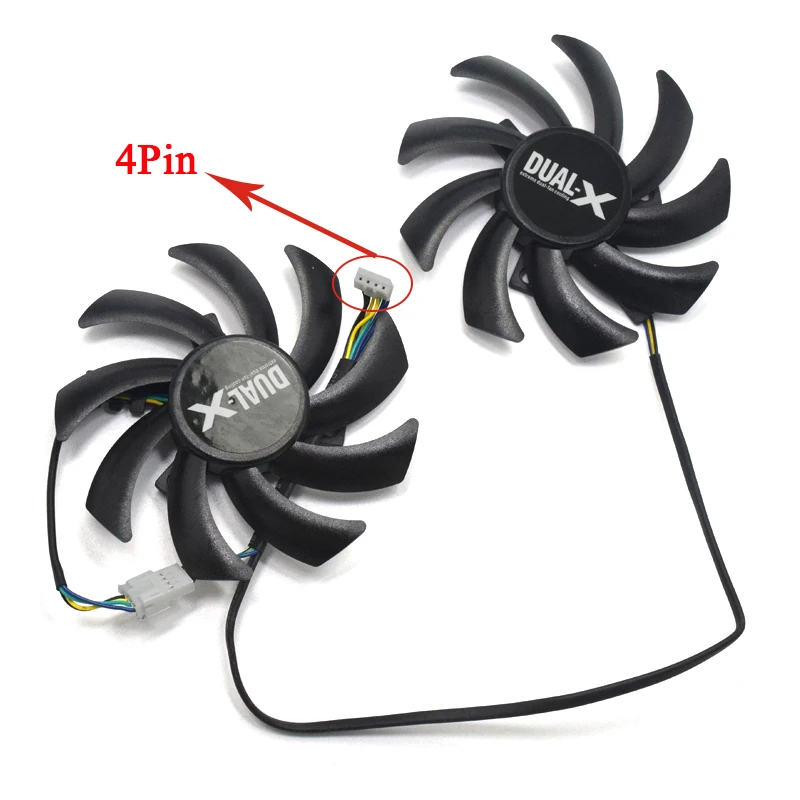 FDC10H12S9-C FD7010H12S 85 мм сапфир HD6850 HD6970 HD7870 2G HD7950 HD7970 R9 270X 280X Radeon VGA карты вентилятор охлаждения