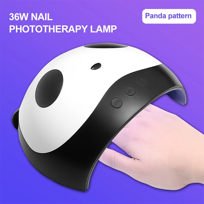 

Uv Nail Lamp Intelligent Nail Lamp Major Fast Nail Dryer Panda 36 W Beauty Lighting Dry Timing Fashion Wholesale