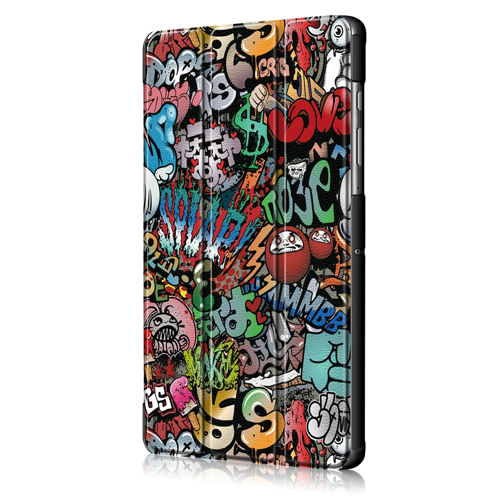 Для samsung Galaxy Tab S6 10,5 дюймов SM-T860 T865 T867 чехол из полиуретановой кожи для планшета трехслойный окрашенный чехол для планшета с функцией автоматического пробуждения/сна