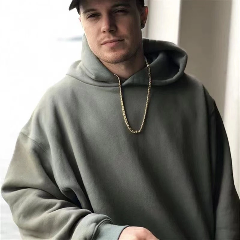 Толстовка с капюшоном Ye Fleece Kanye West для мужчин и женщин Свитшот высокого качества в