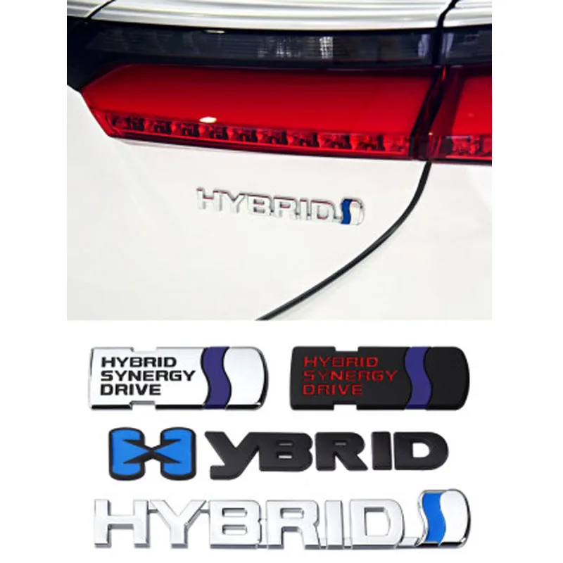 1 шт. Автомобильная гибридная Металлическая наклейка этикетка подходит для Toyota