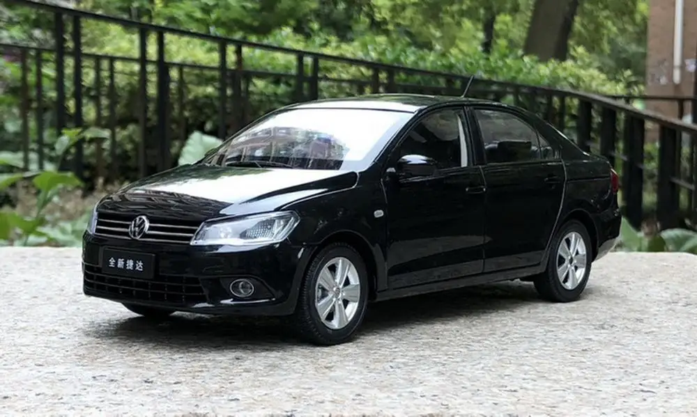 1/18 весы Фольксваген Jetta 2013 черный литой автомобиль модель игрушки