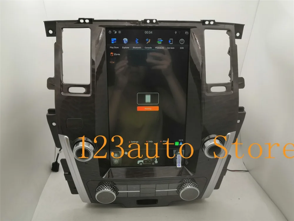 13,6 дюймов вертикальный Tesla стиль Android 8,1 автомобильный DVD gps плеер Мультимедиа naivigation для NISSAN PATROL 2010- PX6 HDMI
