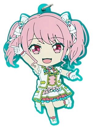 Bang Dream! Здравствуйте, счастливый мир! Пастельные* палитры Аниме игры Hikawa Hina Tsurumaki Kokoro Aya Seta Kaoru Maya резиновый брелок - Цвет: 03 Maruyama Aya