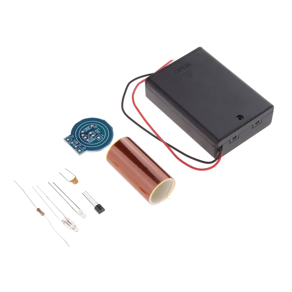 Мини SSTC стол Тесла катушки DIY Kit без дуги светильник на расстоянии собранный |