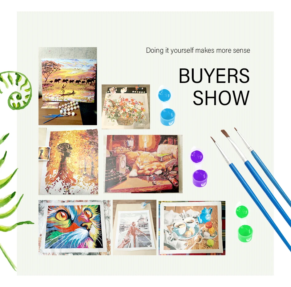 Краска по номерам краска для балета танцор Сделай Сам Холст Картина Ручная ed