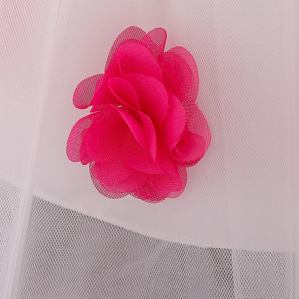 

Baby princess dress baby's first birthday full moon wine wedding dress little fresh flowers baby dress