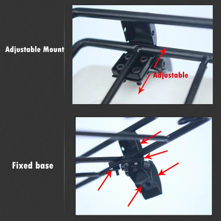 Remote control car accessories Metal Roof Luggage Rack Carrier Part For 1/10 LC80 CRUISER RC Crawler Car Body Z | Игрушки и хобби