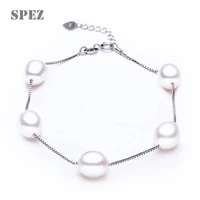 charm bracelet pearl jewelry natural freshwater pearl genuine high quality 925 sterling silver pearl bracelets for women gift