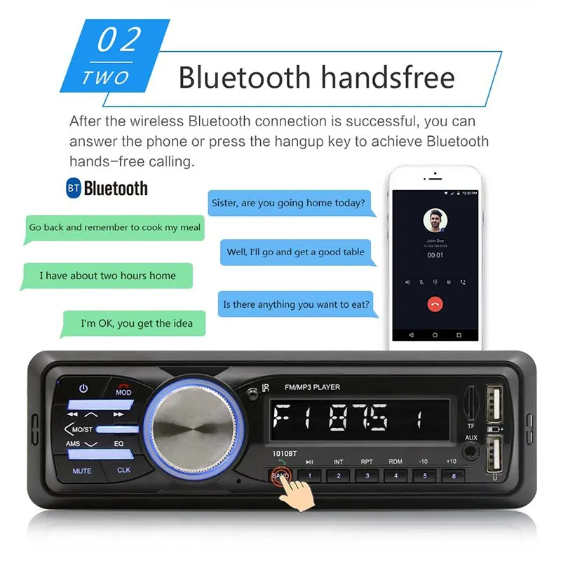 Bluetooth автомагнитолы с пультом дистанционного управления 1 Din Авторадио MP3 плеер Автомобильный стерео радио Aux FM приемник качественный мультимедийный плеер