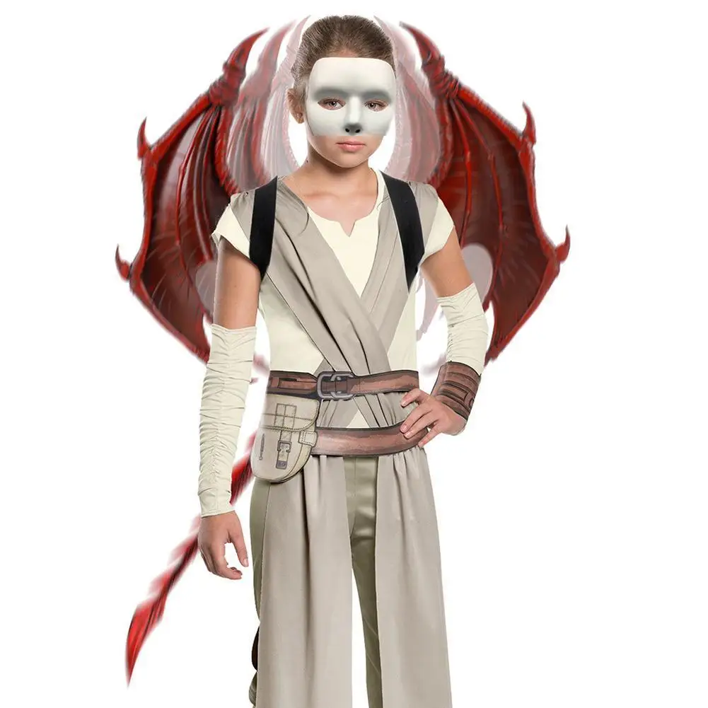 

Animal Cospty Dragon Costume Purim Christmas Gift Carnival Party Kids Cosplay Set Wing And Tail Children's Day Faucet Costume