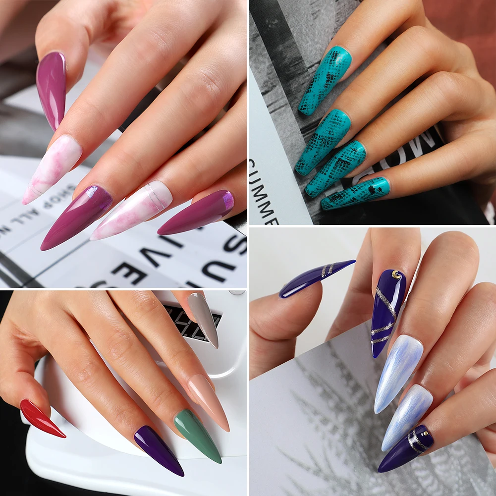 COSCELIA маникюрный набор гель лаков для ногтей с УФ светодиодный светильник био