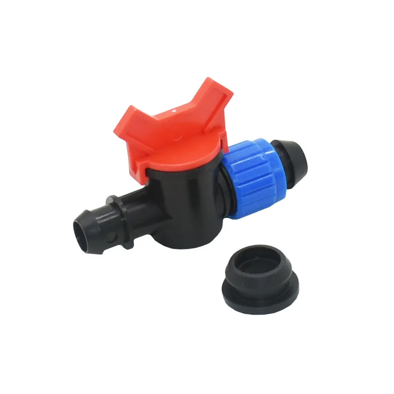 Шланг садовый с фиксирующей гайкой 20 мм полиэтиленовый клапан для полива воды 15