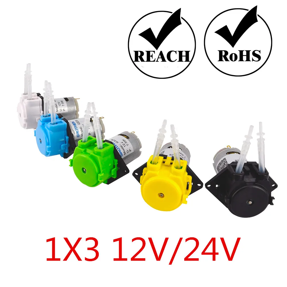 Перистальтический дозирующий насос с трубками для аквариума лабораторного