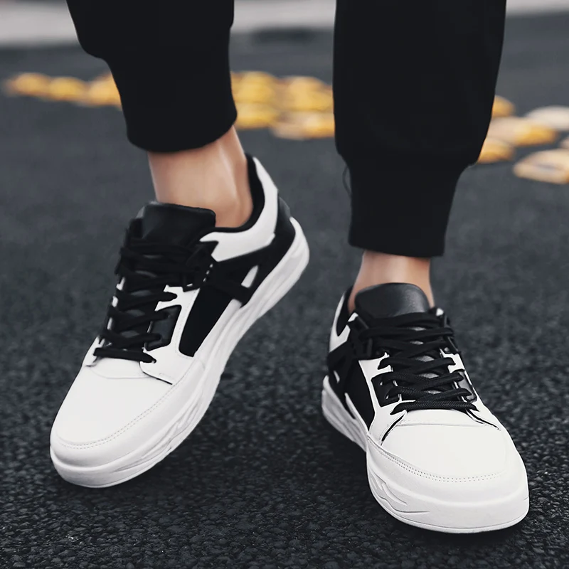 

Fashion Casual Shoes Men Footwear Men Shoes Male Comfortable Breathable Leather Casual Lightweight Lace-up Shoes Sneakers Tenis